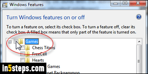 Remove games from Windows - Step 5
