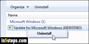 Remove Windows 10 notification - Step 5