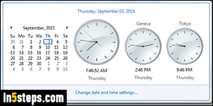 Show multiple clocks in Windows 7/8 - Step 6