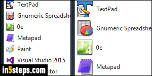 Show small icons in start menu/taskbar - Step 5