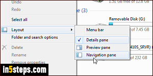 Windows Explorer favorite folders - Step 2