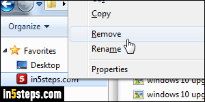 Windows Explorer favorite folders - Step 4