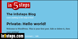 Change background color in WordPress - Step 5