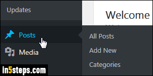 Hide or delete WordPress post - Step 2